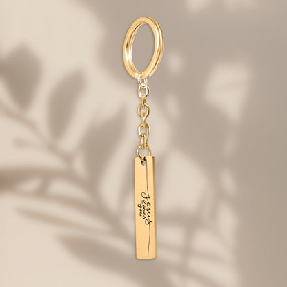 Jesus loves you Keychain