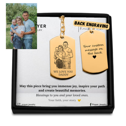 Your Family Portrait Keychain