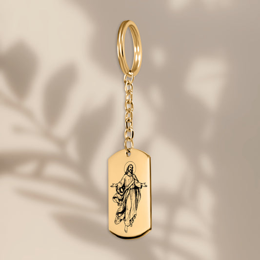 His presence Jesus Keychain