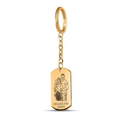 Your Family Portrait Keychain