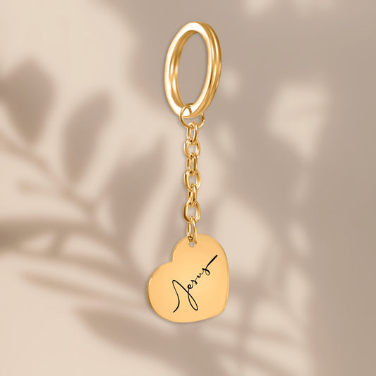 Heart Jesus Keychain