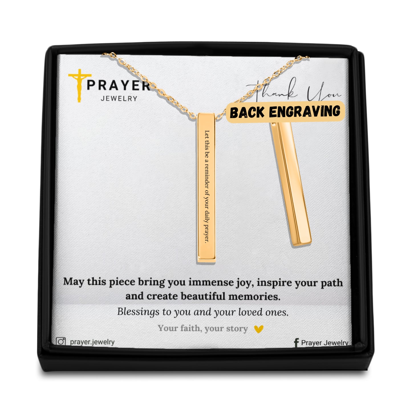 Daily Prayer Reminder Necklace