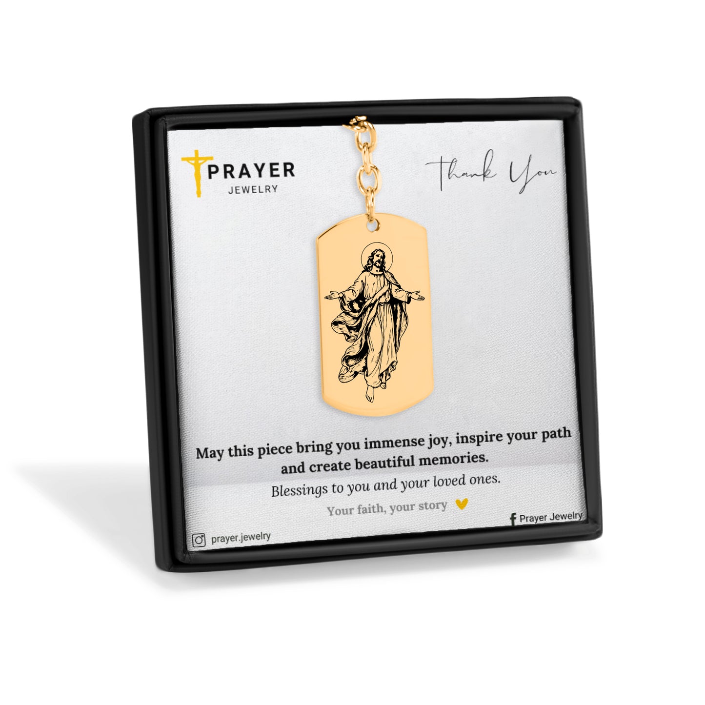 His presence Jesus Keychain