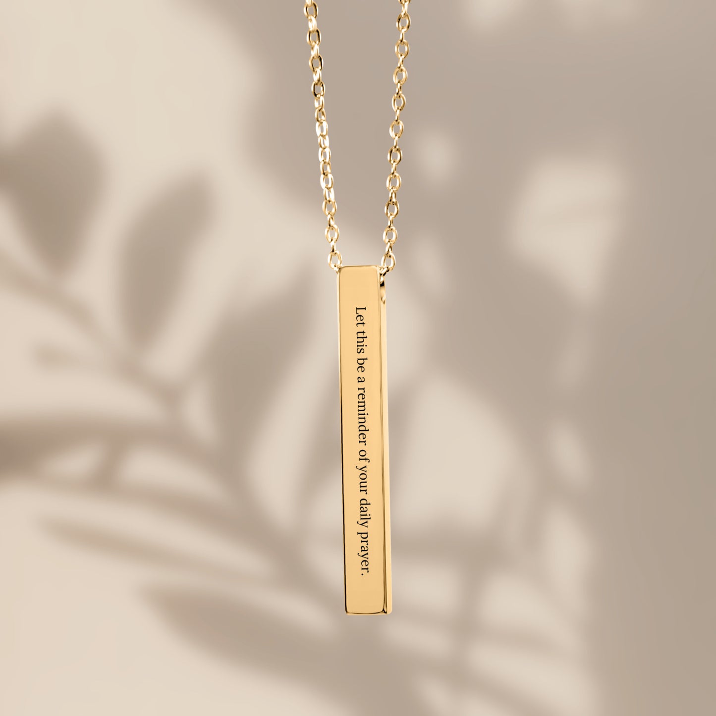 Daily Prayer Reminder Necklace